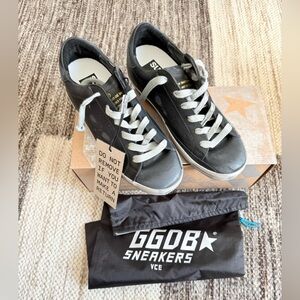 BNIB GGDB Golden Goose Superstar Black Skate 37